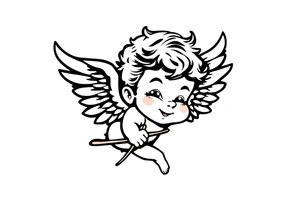 cherub tattoo idea