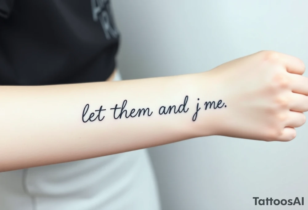 let them and let me tattoo idea