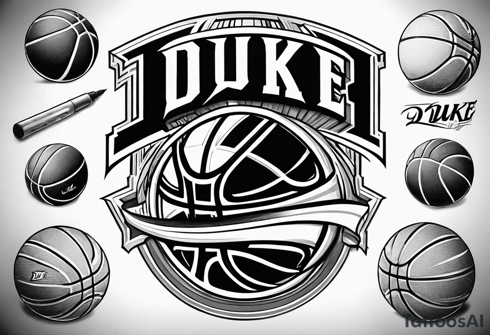 duke men’s basketball tattoo idea