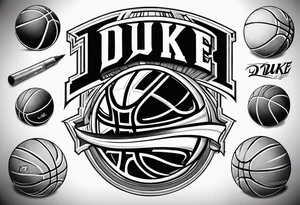 duke men’s basketball tattoo idea