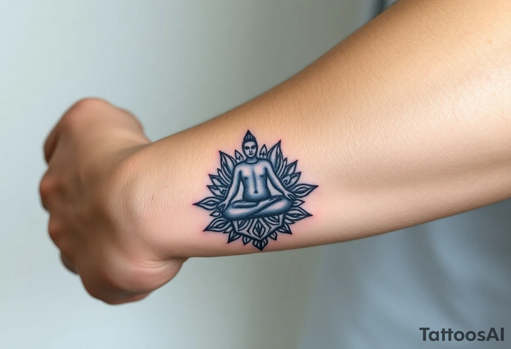 victory over coma and methadone. a new life in meditation. tattoo on the arm tattoo idea