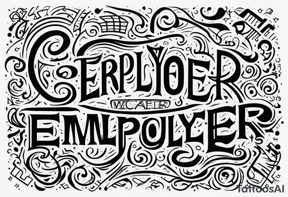 Bad employer tattoo idea