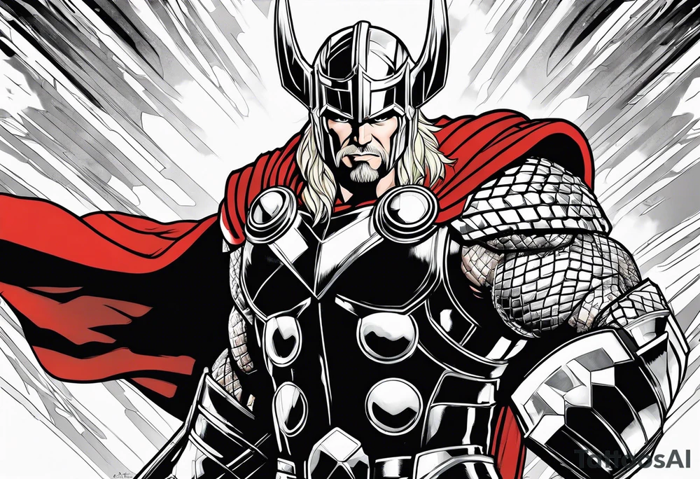 The Mighty Thor from current Marvel comics tattoo idea
