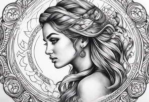 Aquarius zodiac tattoo idea
