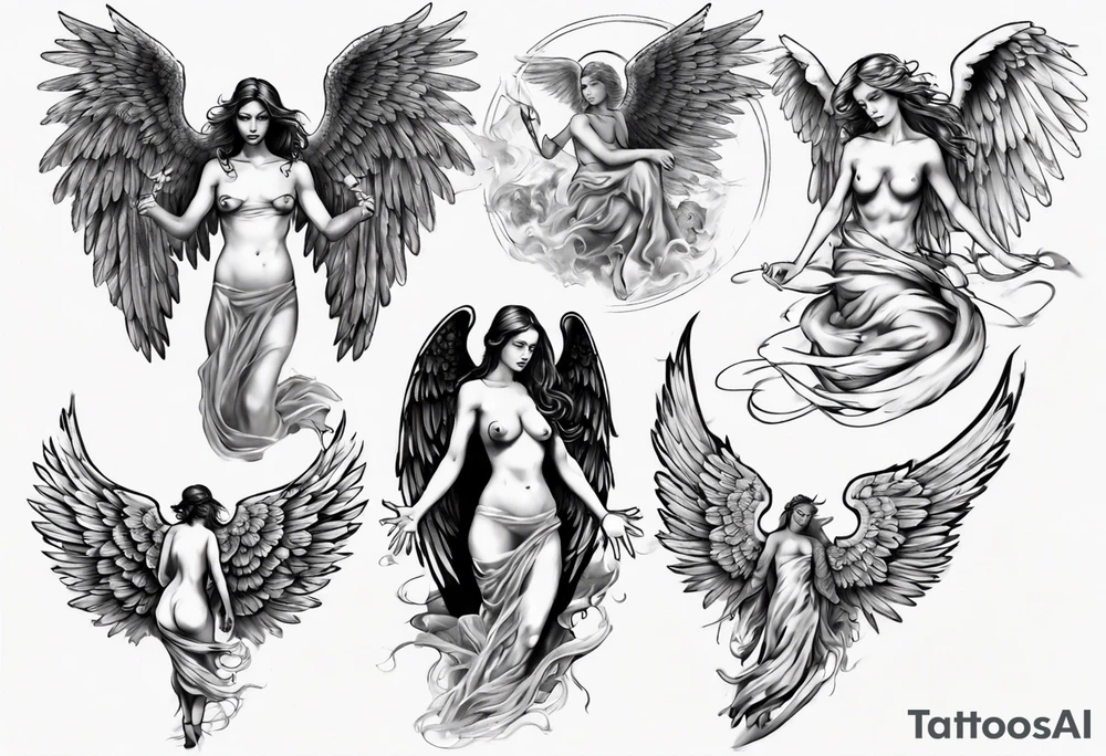 angels tattoo idea