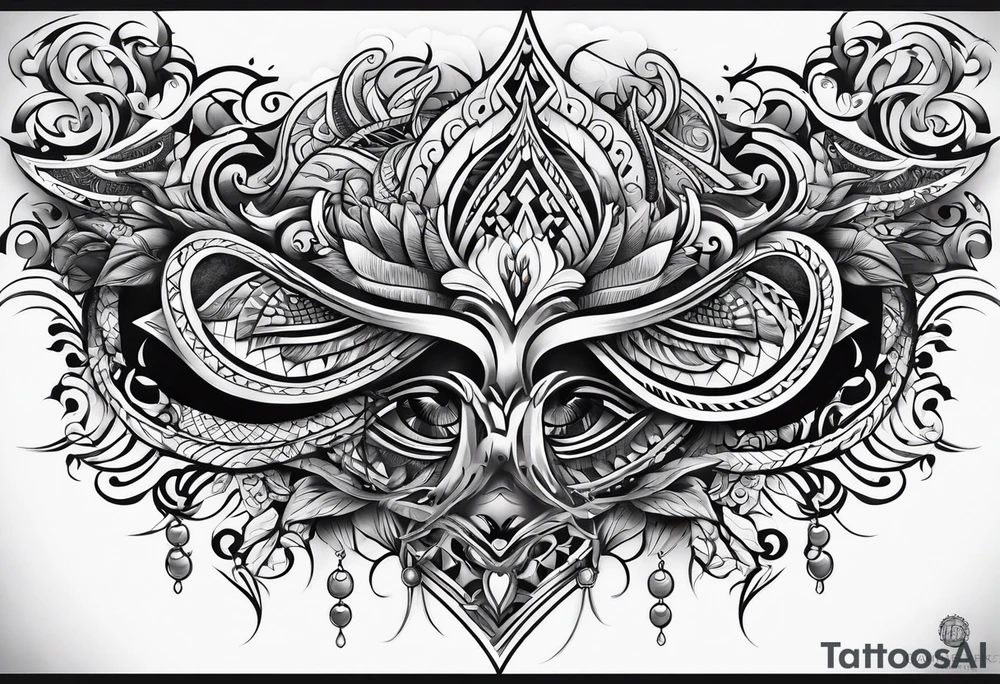 japanese and maori tattoo right arm sleeve tattoo idea