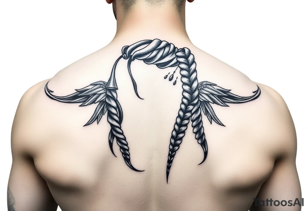 Tori with designs tattoo idea