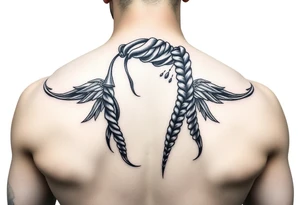 Tori with designs tattoo idea