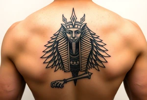 Egyptian theme tattoo for my forearm.i already have Anubis and want something else to complete my forerarm tattoo idea