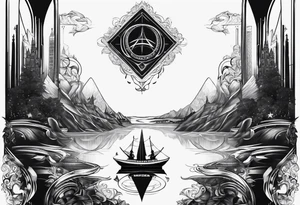 Tomorrowland music tattoo idea