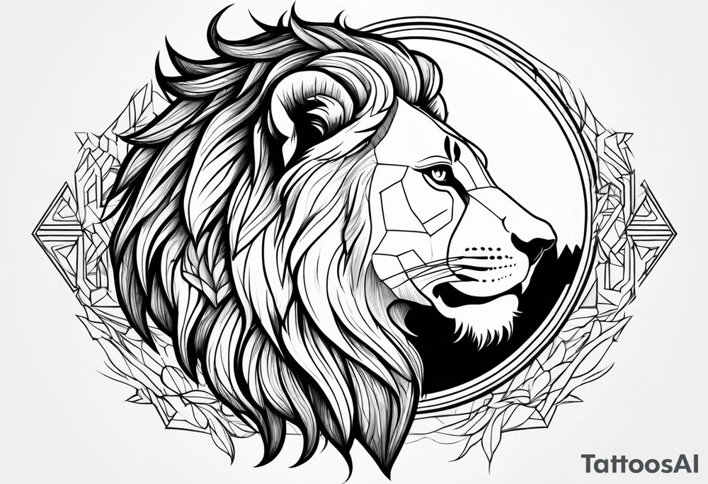 Lion tattoo idea