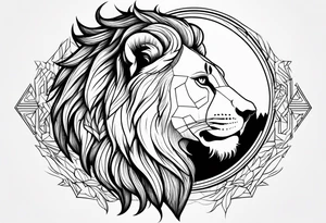 Lion tattoo idea