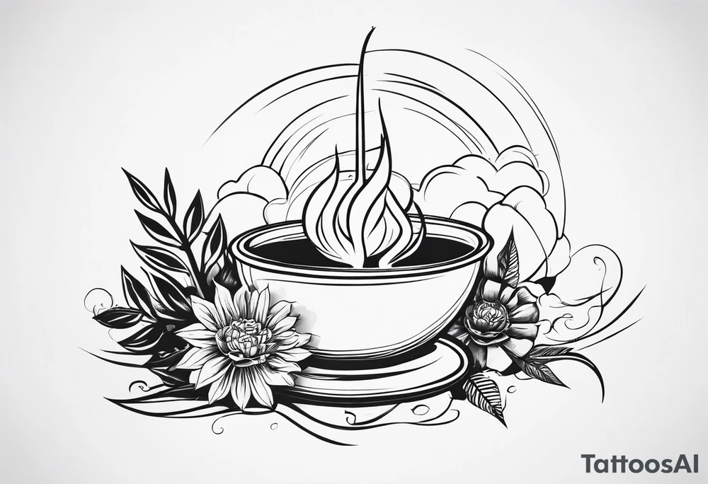 слово размазанное в линии tattoo idea