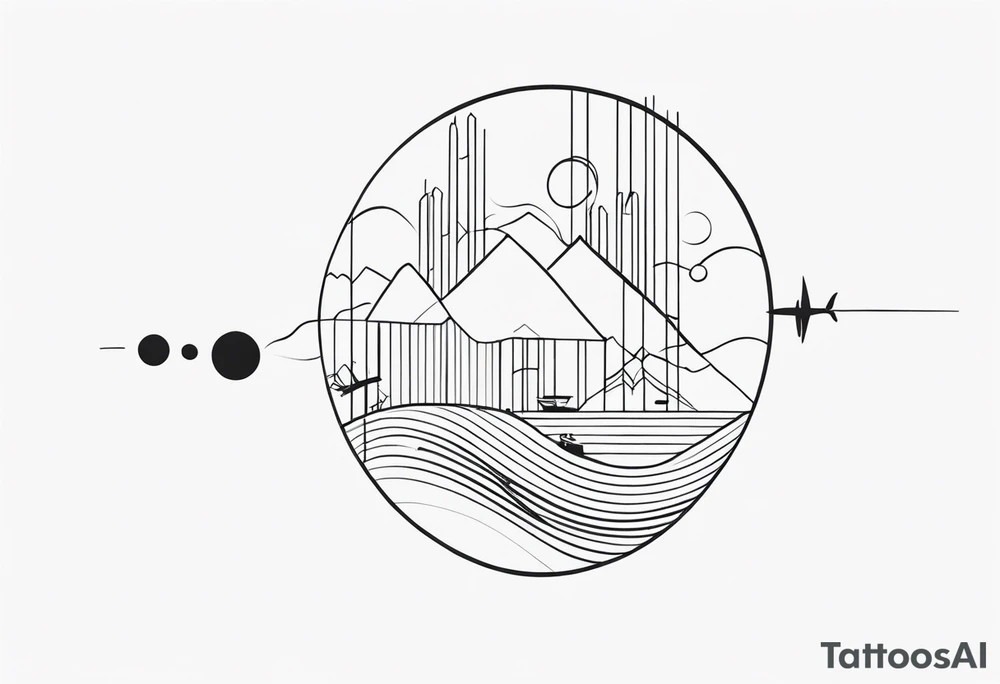 Line tattoo idea