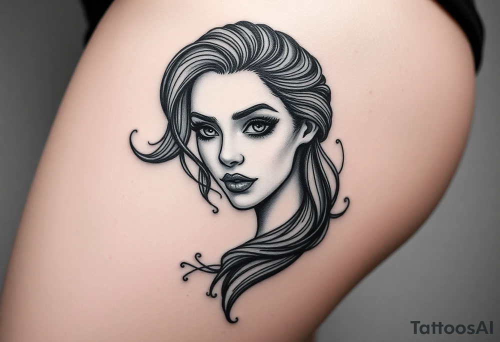 Something sexy that represents a woman who has done 15 years in prison has been hurt over and over but is independent bit just wants to be loved tattoo idea