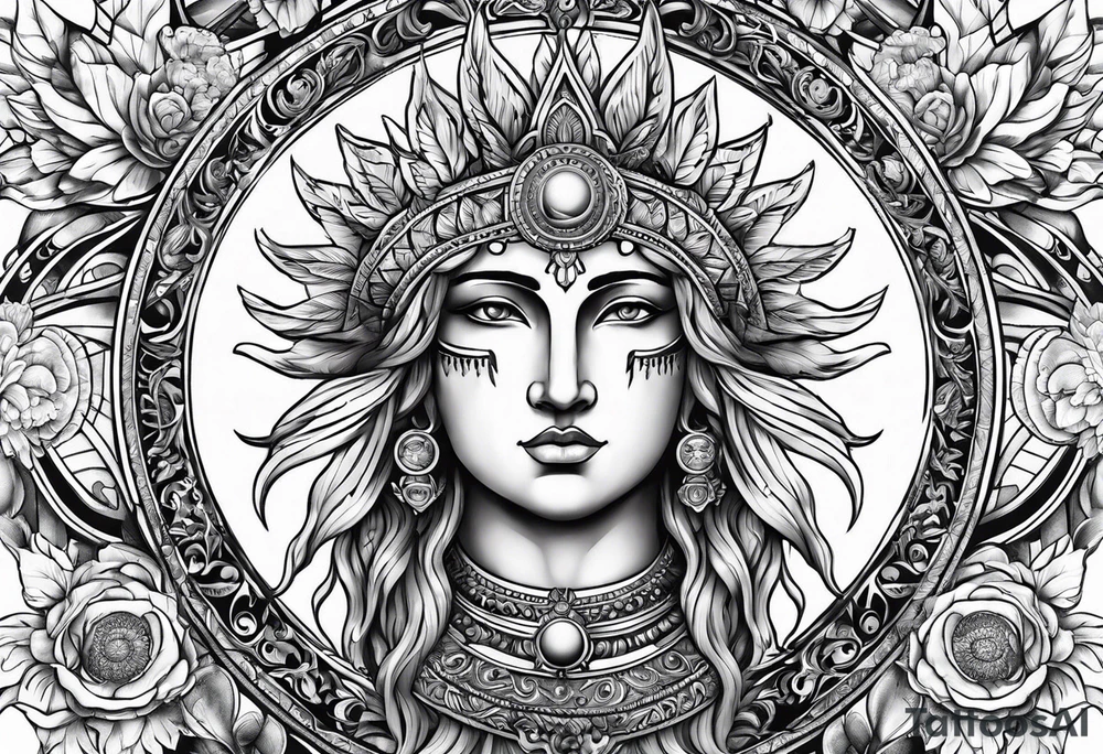 apollo
god of the sun tattoo idea