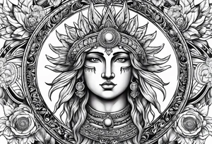 apollo
god of the sun tattoo idea