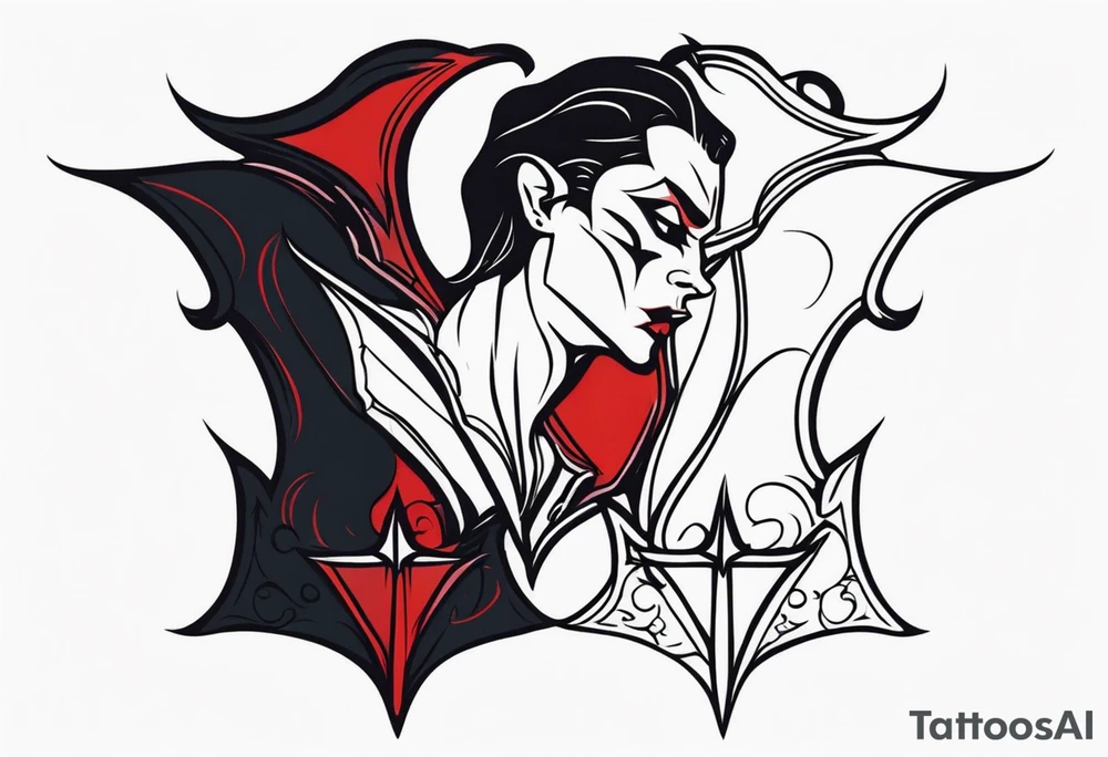 Vampire tattoo design tattoo idea
