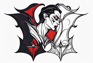 Vampire tattoo design tattoo idea
