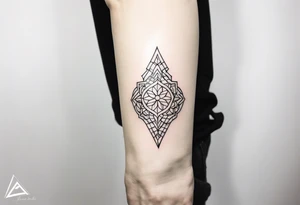 2 inch tattoo above elbow tattoo idea