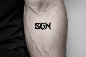 SGN tattoo idea