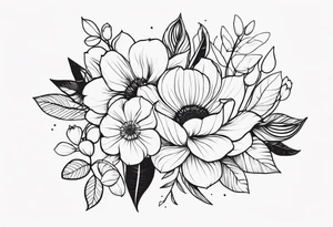 Floral Motif tattoo idea