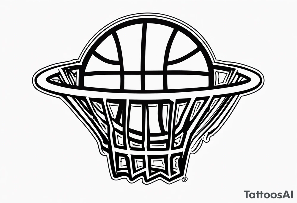 Basketball tattoo idea