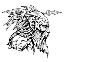 Celtic warrior tattoo idea