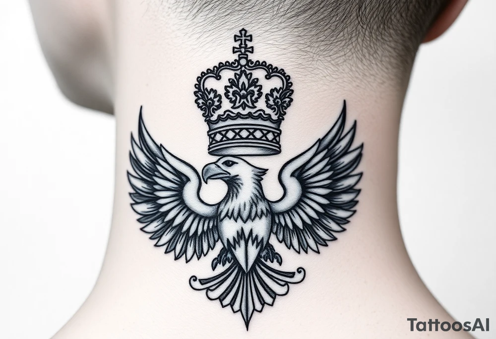 St. George
Russian imperial crown above the eagle
Russian sabre
The Kremlin or St. Basil's Cathedral scene tattoo idea