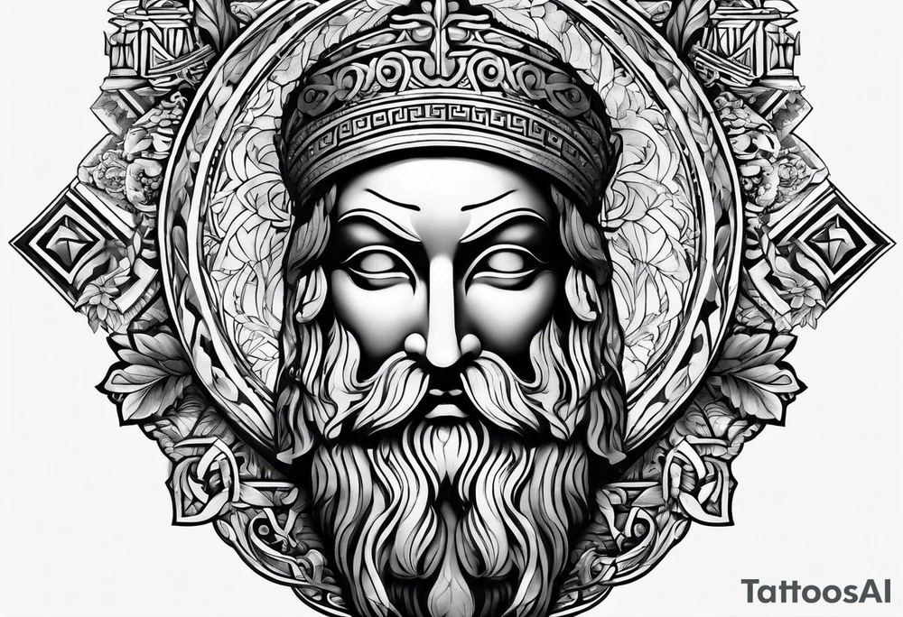 tiny greek tattoo tattoo idea