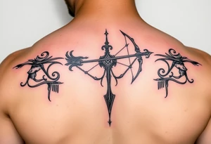 Sexy Sagittarius tattoo idea