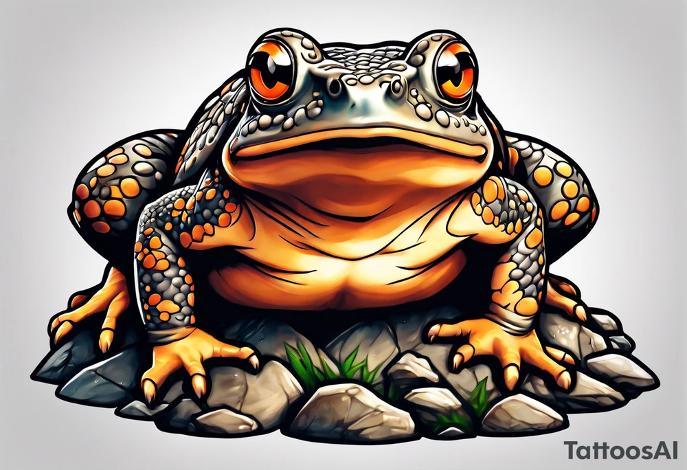 Naruto toad tattoo idea