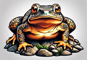 Naruto toad tattoo idea