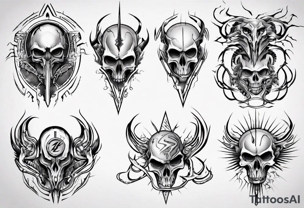 thunder tattoo idea