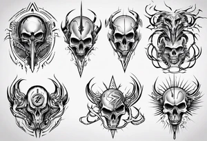 thunder tattoo idea