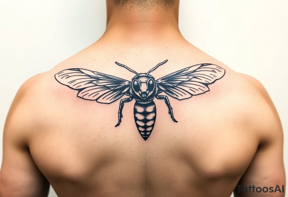 Fierce Hornet flying tattoo idea