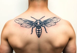 Fierce Hornet flying tattoo idea
