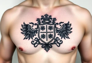 Smith, Irish family crest very intricate tattoo idea