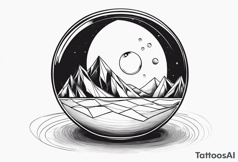 Crystal Ball tattoo idea