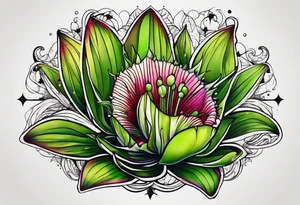 venus flytrap tattoo idea