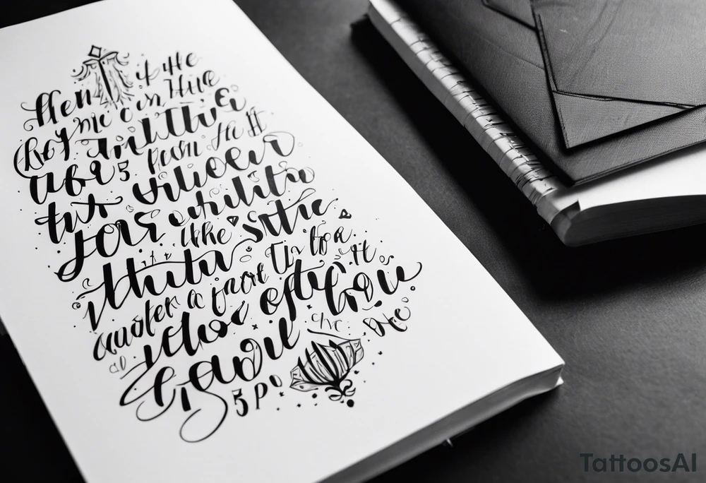 Psalms 56:11 tattoo idea