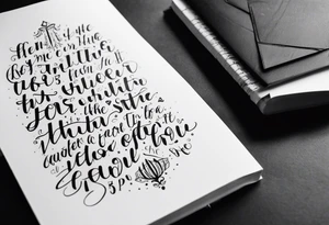 Psalms 56:11 tattoo idea