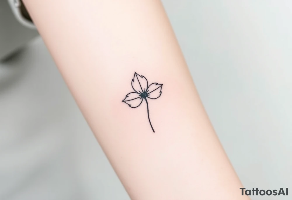 Trillium tattoo idea