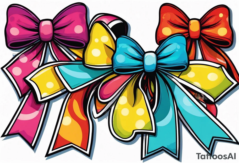 Lacey bows tattoo idea