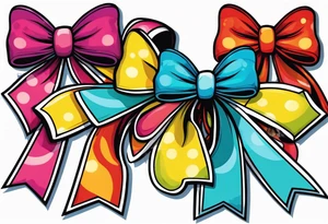 Lacey bows tattoo idea