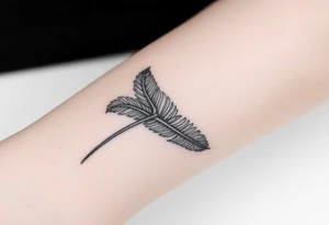 Poetry feather pen  and ink tattoo idea