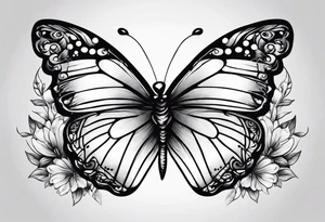 Butterflies small tattoo idea