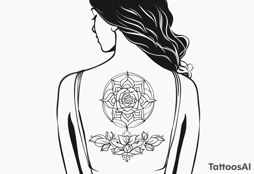 yoga tattoo idea