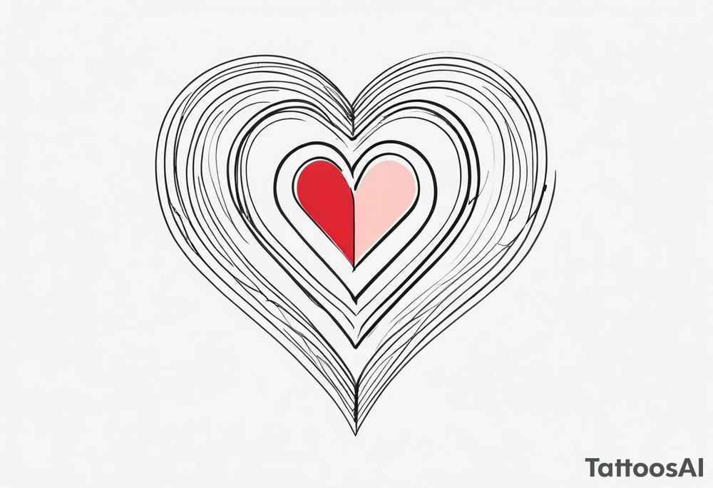 Heart made with letters p, s, and o tattoo idea