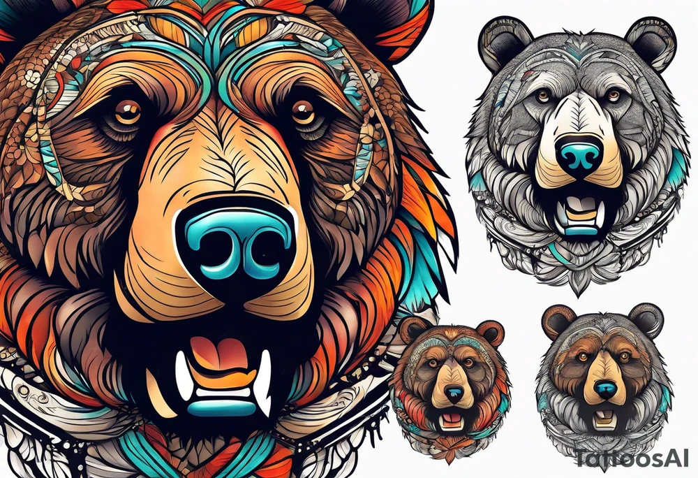 Bear Family tattoo idea